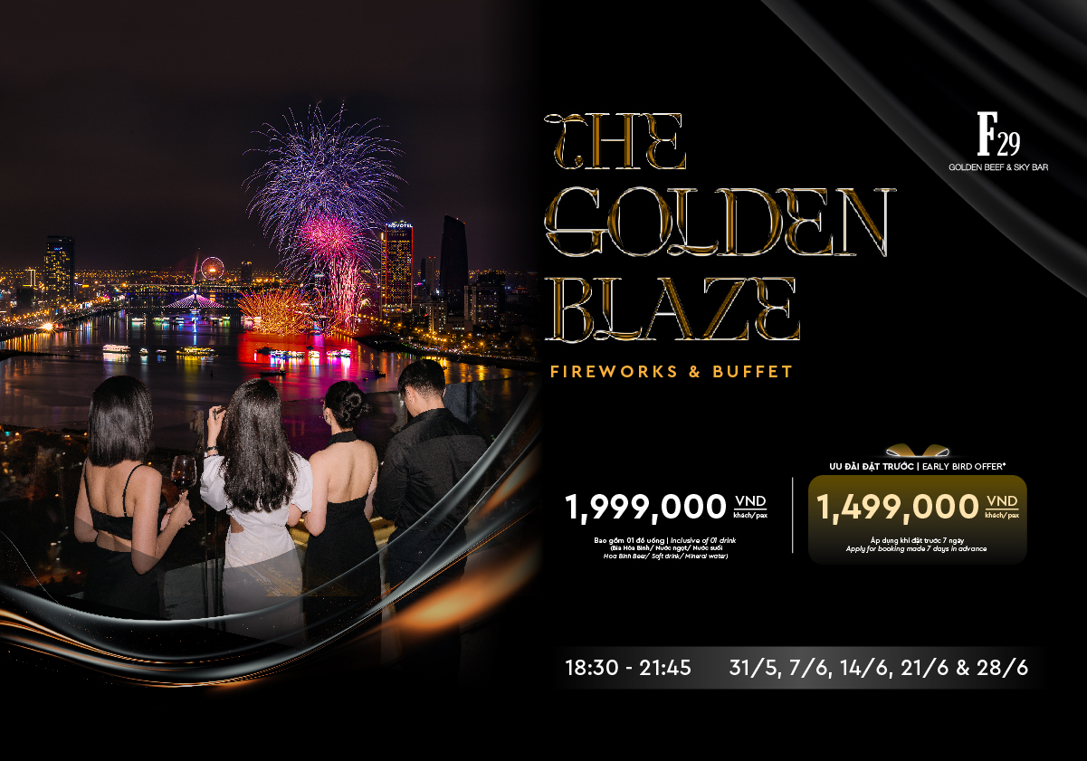 THE GOLDEN BLAZE – A Luxurious Buffet & Violin Night on the 29th Floor